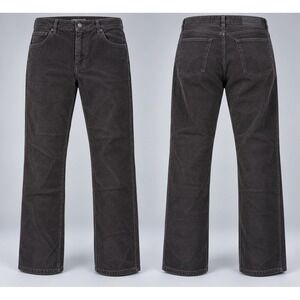 Brax Jeans Mens 36/34 Black Cooper Fancy Regular Fit Straight Leg Pants y2k